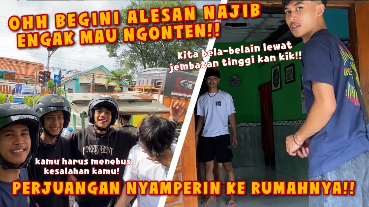 GREBEG RUMAH NAJIB !! DI AJAK NGONTEN MALAH ENAK-ENAKAN DI RUMAH.