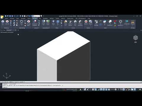 progeCAD 3D Training | Extrude, Subtract & VisualStyles Commands Explained Step by Step