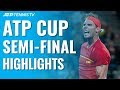 Djokovic, Nadal To Face Off In Serbia v Spain Final! | ATP Cup 2020 Semi-Final Highlights