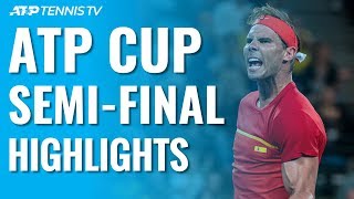 Djokovic, Nadal To Face Off In Serbia v Spain Final! | ATP Cup 2020 Semi-Final Highlights