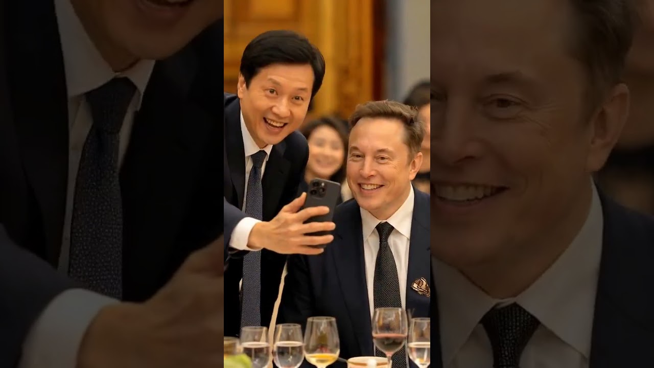 Even Lei Jun Stood Up for a Selfie with Elon Musk