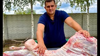 Whole sheep shashlik. Butcher & Marina & Cooking. THIS RECIPE MUST HAVE YOU FOR ARMING