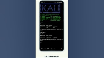 Install Kali Linux haking  system in your Android phone📱Start haking #shorts #trand #program #short