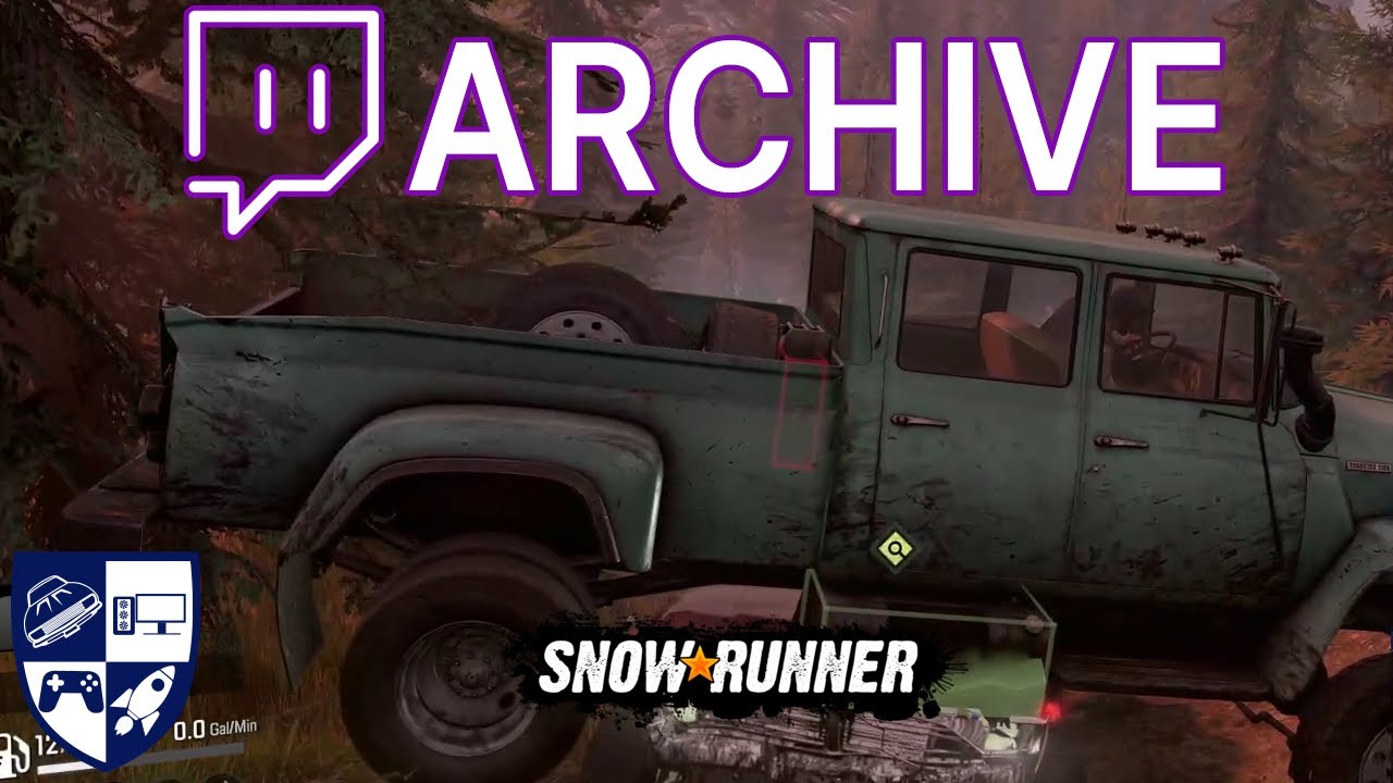 Let's Try NOT Flipping Trucks Over - SnowRunner (Twitch Archive)