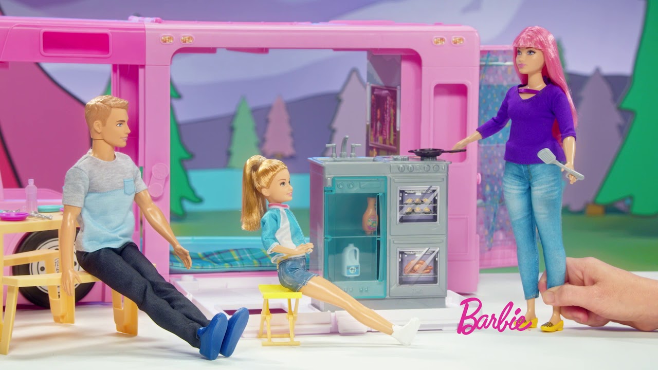 barbie camper van videos