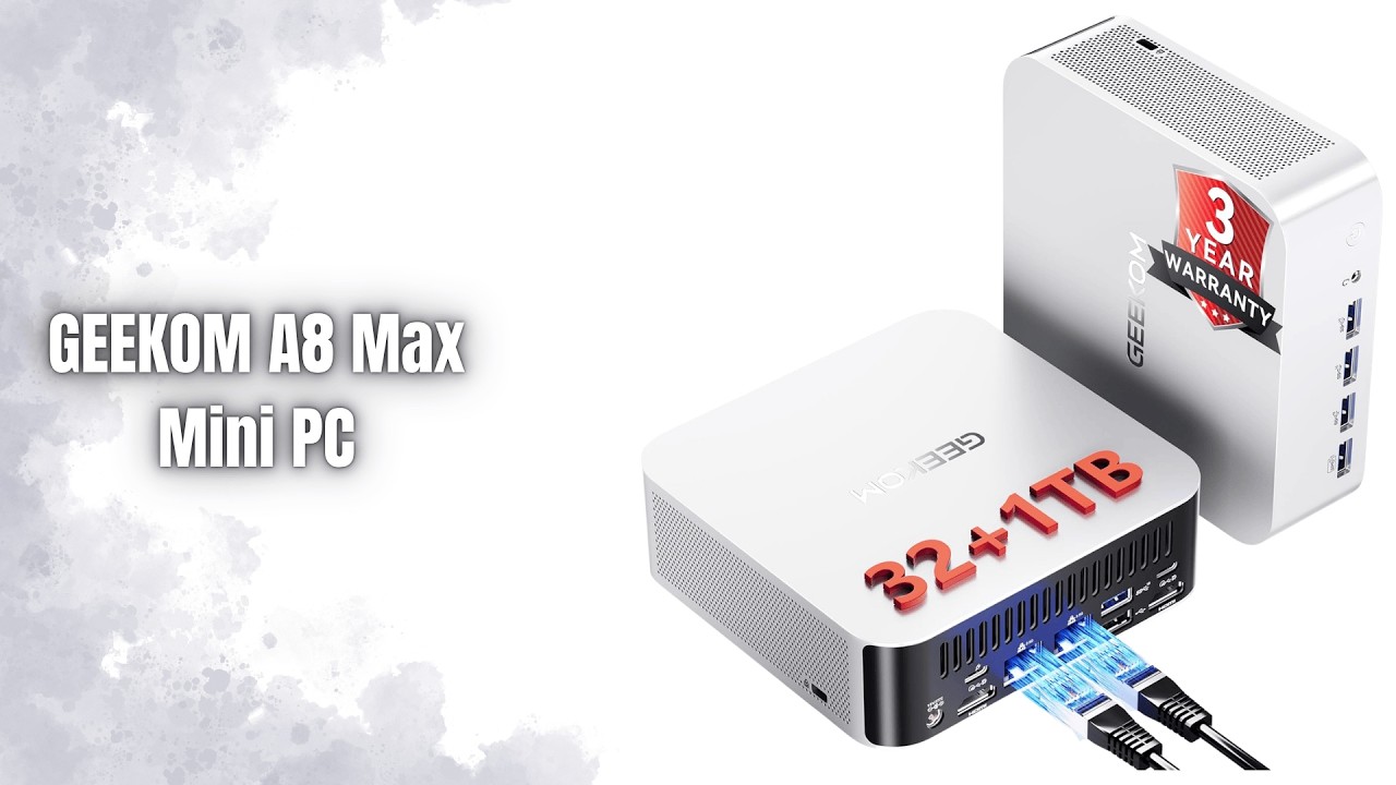 GEEKOM A8 Max Mini PC Review | Ryzen 9 8945HS Power in a Tiny