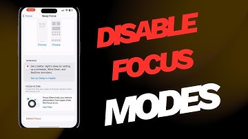 How to Turn off Focus Mode on iPhone | Disable Focus Mode