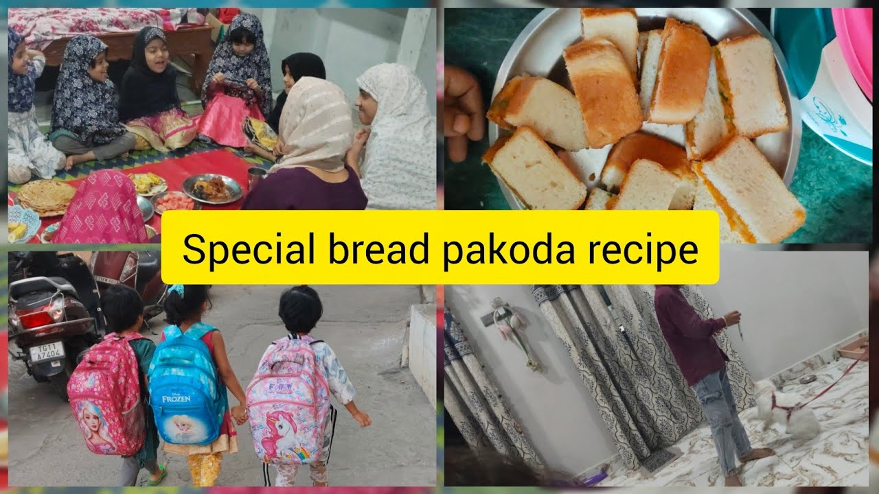 Special bread pakoda recipe #familyvlog #hyderabadi #food #cat 