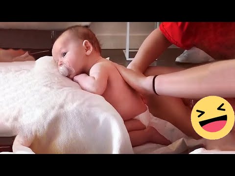 Try Not To Laugh : Baby Looks Relaxed While Enjoying Massage | Best Funny & Fails Of The Year 2023