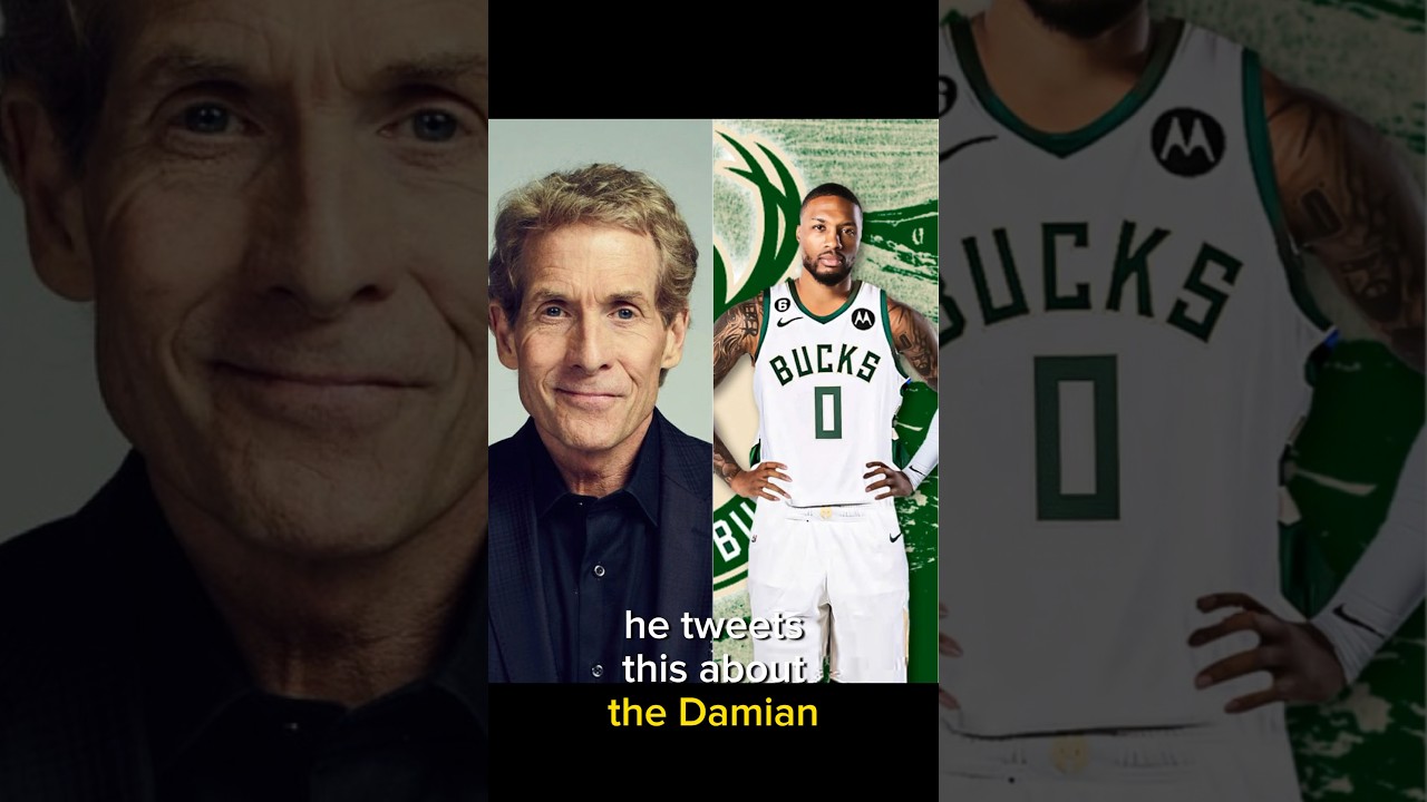 Skip Bayless Tweets Bucks Got Worse With Damian Lillard Trade! 