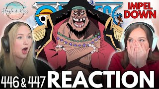 BLACKBEARD VS. LUFFY | ONE PIECE | Reaction 446 & 447