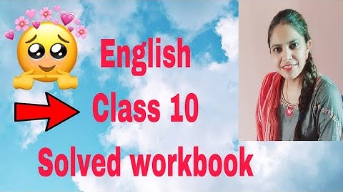 PSEB Class 10th  English Workbook solved | Solved workbook class 10th | English workbook solved