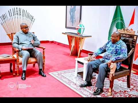 URGENT: THE PRESIDENT OF BURUNDI HAS RECEIVED THE SPECIAL ENVOY OF PRESIDENT FELIX WITH A LETTER