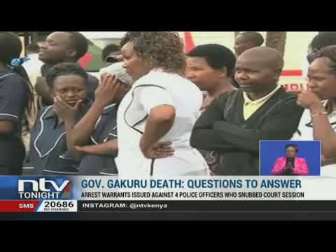 Governor Wahome Gakuru S Death Kahiga Rigathi Gachagua Summoned