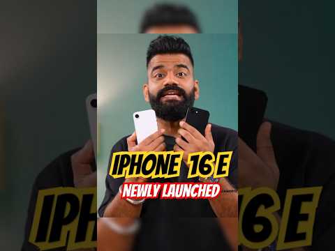 Newly Launched Iphone 16E || Budget friendly Mobile #viral #shorts