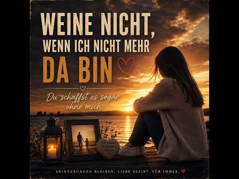 Weine Nicht, Wenn Ich Nicht Mehr Da Bin ❤️