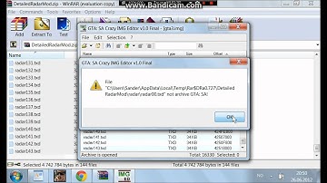 How to Install a Radar mod to GTA San Andreas with Crazy IMG editor