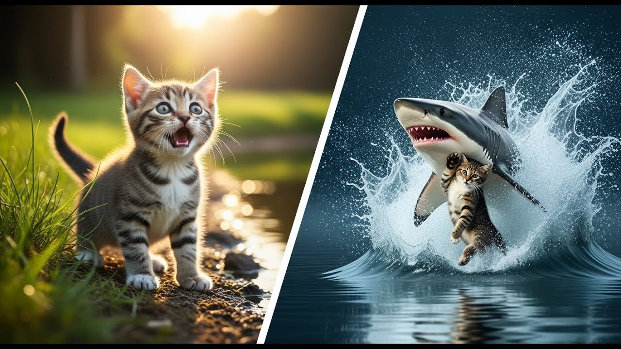 A Mother Cat Dragged Underwater  Emotional Animal Rescue Story