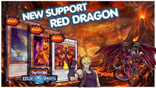 NEW RED DRAGON ARCHFIEND SUPPORT DUEL LINKS | RED SUPERNOVA RANKED GAMEPLAY