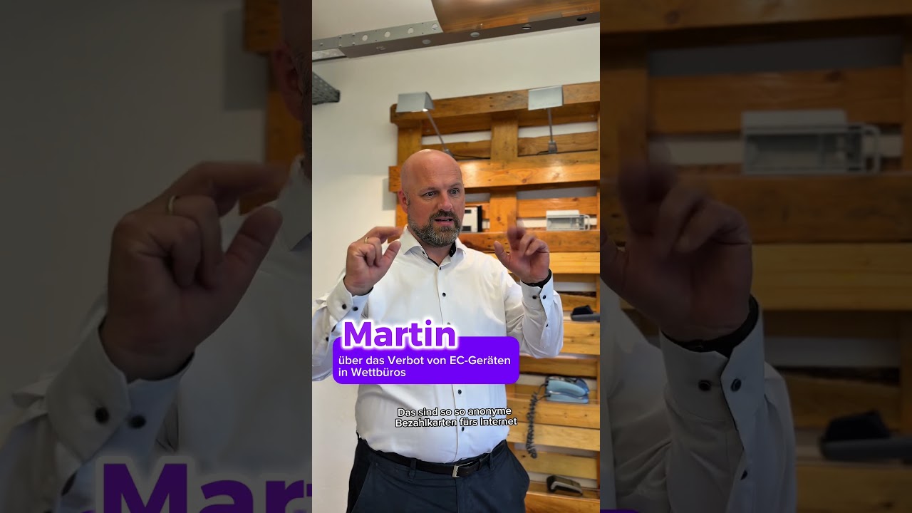 EC-Geräte Verbot in Wettbüros & Paysafe-Regulierung | Martin Damaszek erklärt.