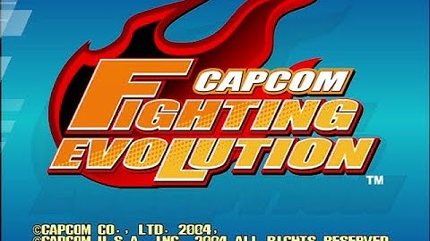 Capcom Fighting Evolution(PS2) - Full Arcade Mode Playthrough as Guy/Sakura.
