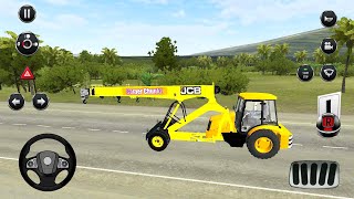 Crane Backhoe Loader Driving - Bus Simulator Indonesia #24 - Android Gameplay  @Dp Toy ​ screenshot 4