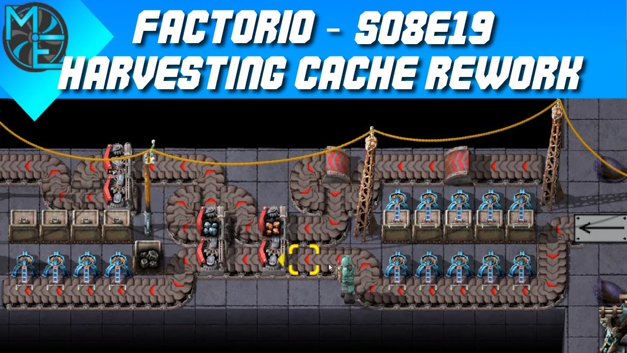 Factorio - S08E19 - Harvesting Cache Rework