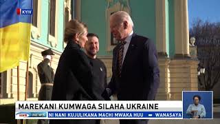 Rais Biden Wa Marekani Aibukia Ukraine Kwa Mara Ya Kwanza