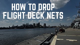 How To Drop The Flight Deck Nets On Your Battleship