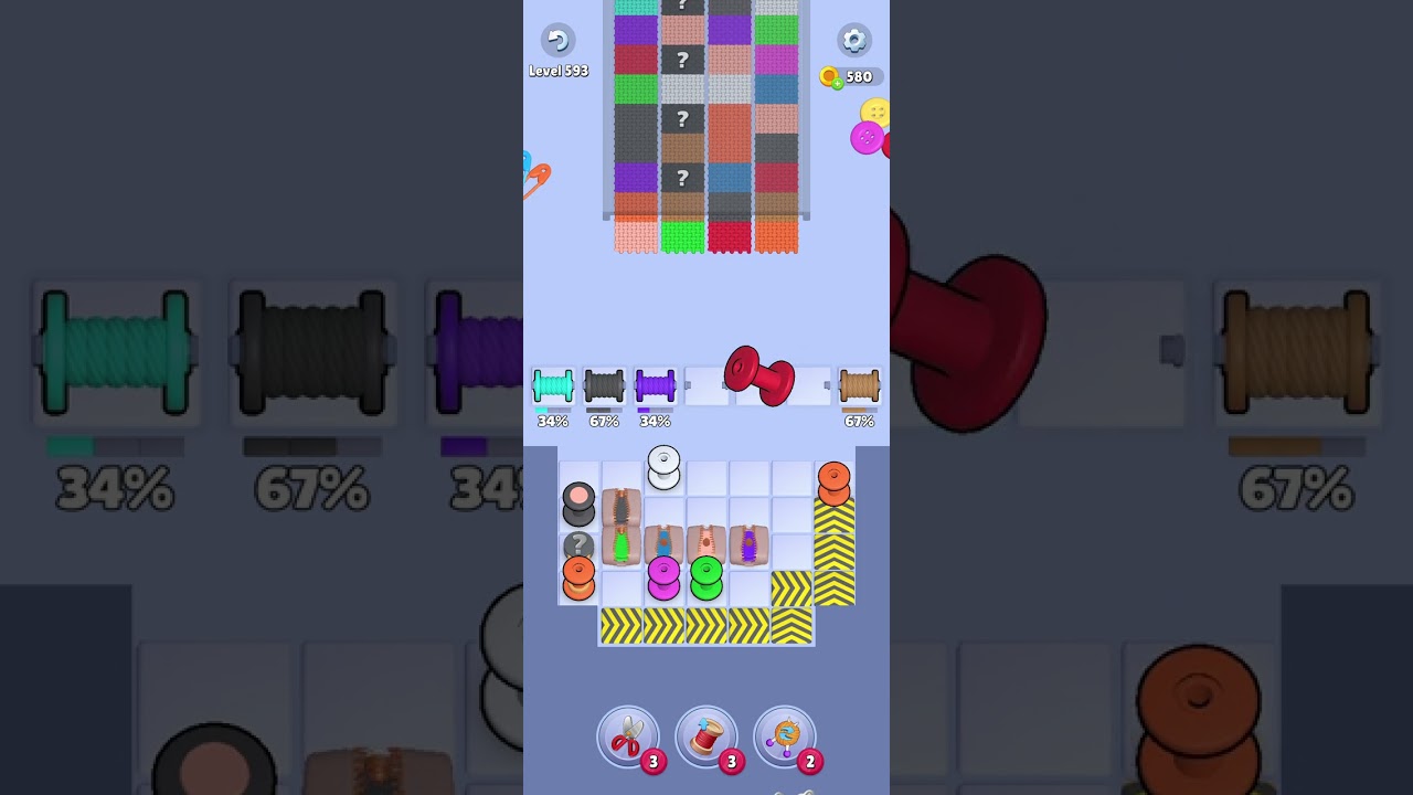 [Knit Out] Level 593 Answer&Walkthrough Solution