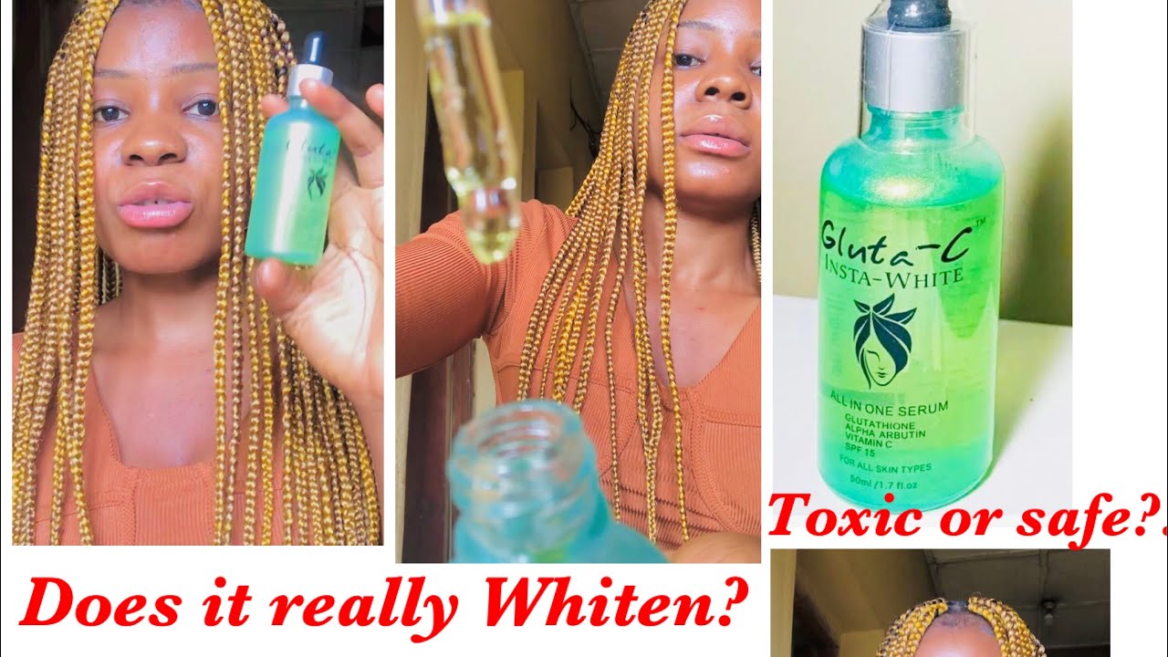 Gluta C insta white serum review|Whitening serum |