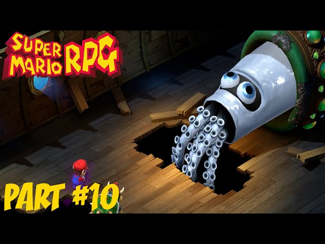 Super Mario RPG - Part 10: Sunken Ship + King Calamari Boss Fight