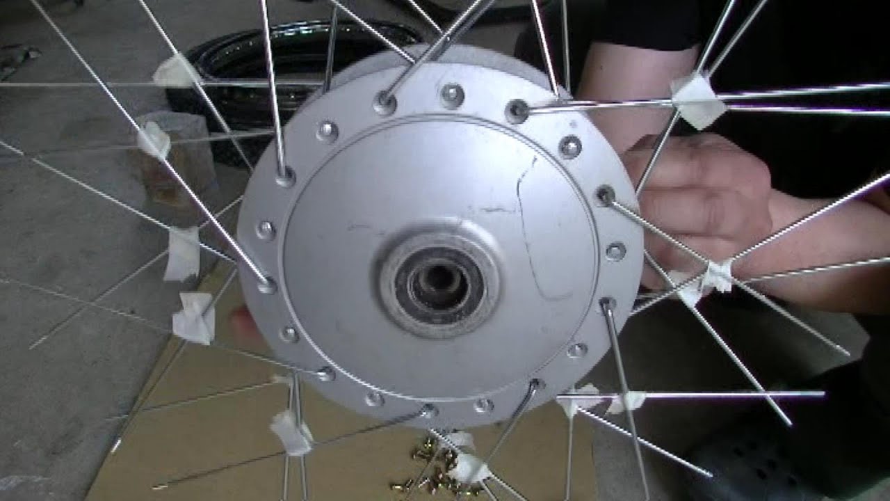 １８００円カブ リム スポーク交換 Youtube