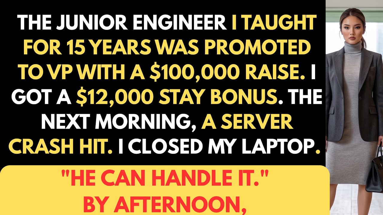 I Trained Him for 15 Years, He Got VP & $100K Raise, I Got $12K Bonus - When Servers Crashed...