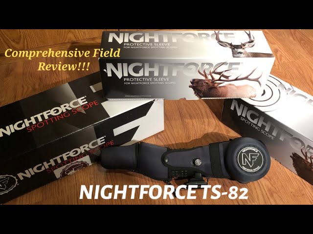Black A291 by NightForce TS-82 NightForce Spotting Scope Sleeve Straight 