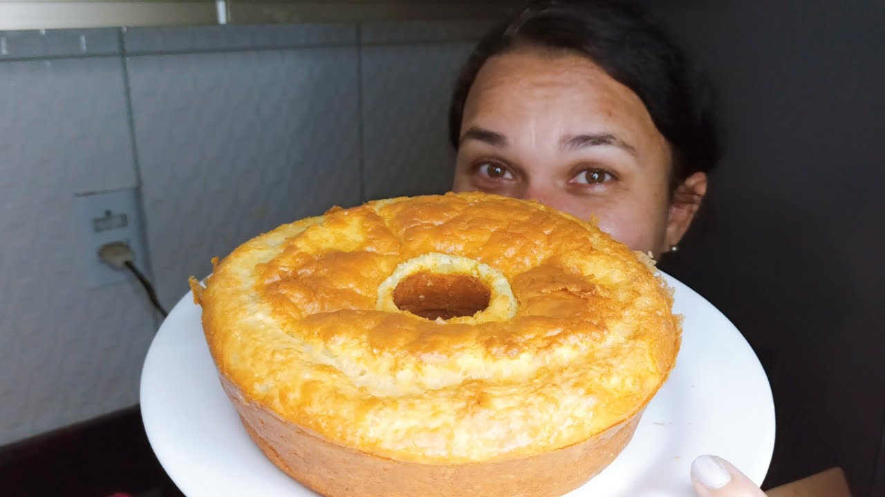 BOLO DE GOMA,EM 5 MINUTOS TÁ NO FORNO,TRADICIONAL DO NORDESTE,É SÓ MISTURAR TUDO