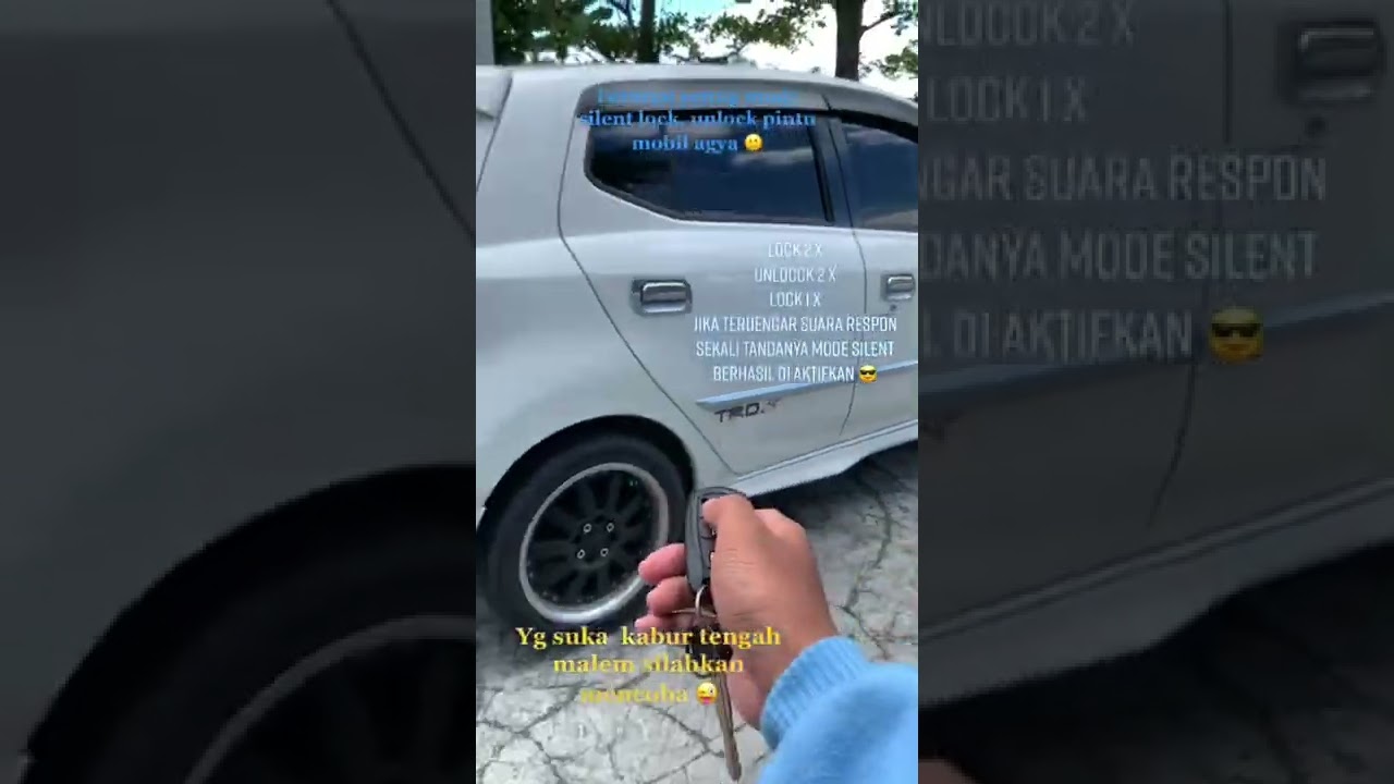 Tutorial Mengaktifkan Mode Silent Lock, Unlock Pintu Mobil Agya 