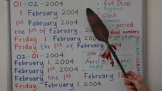 BELAJAR BAHASA INGGRIS | TANGGAL BAHASA INGGRIS [ BRITISH ENGLISH - AMERICAN ENGLISH ]