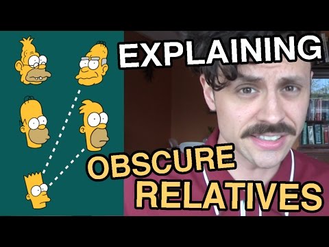 Guide to second cousins and other obscure relatives.