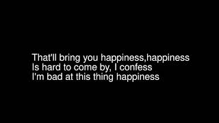 Video thumbnail of "Grant Lee Buffalo - Happiness with Lyrics"