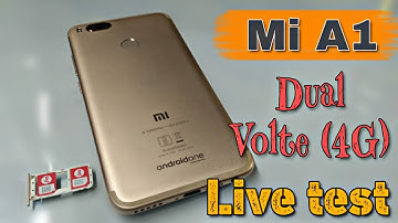 Live Test Mi A1 Dual VoLTE Support After Android 9 Pie Update,100% Working