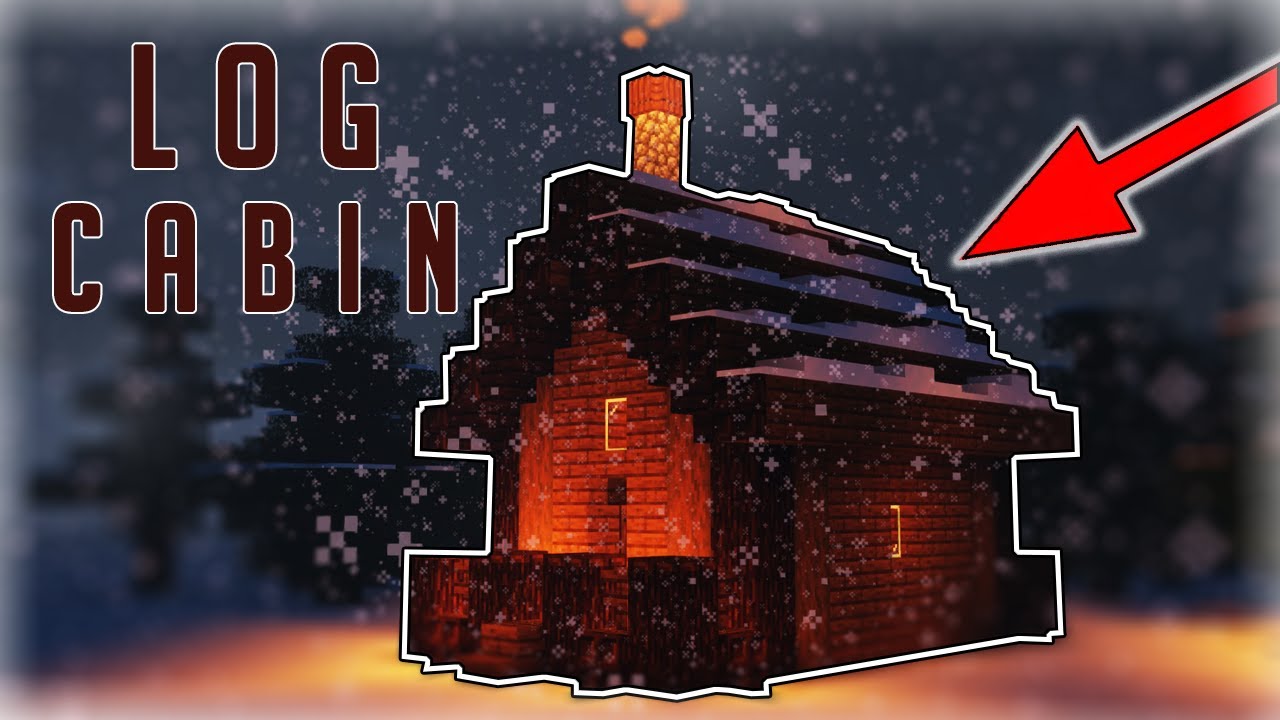 How To Build A Cozy Log Cabin : Minecraft Tutorials 1.14 - YouTube