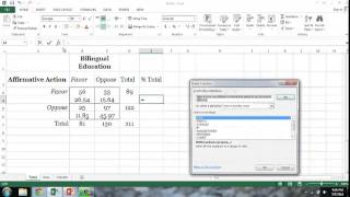 Percentaging Cross-Tabulations in Excel