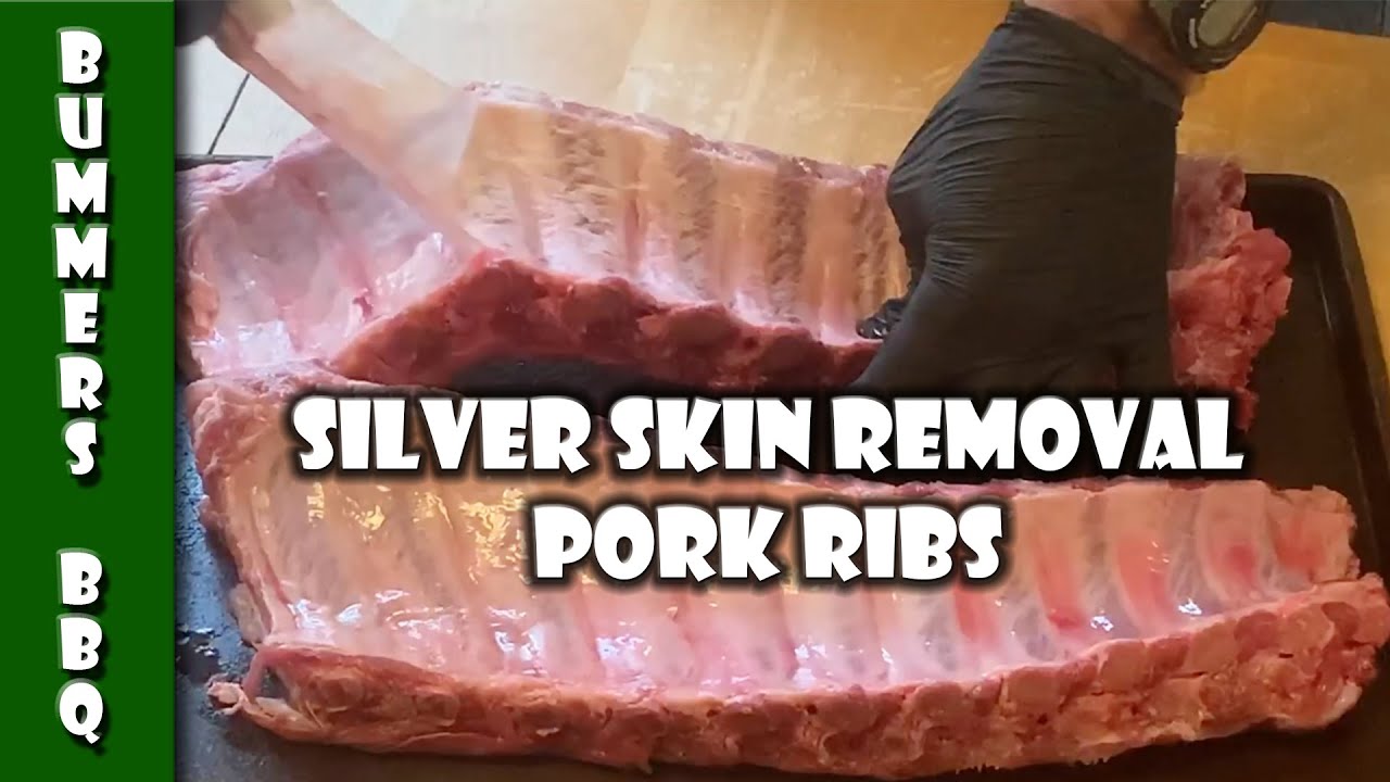 Silver Skin Removal Pork Ribs Pork Rib Silver Skin Removal YouTube