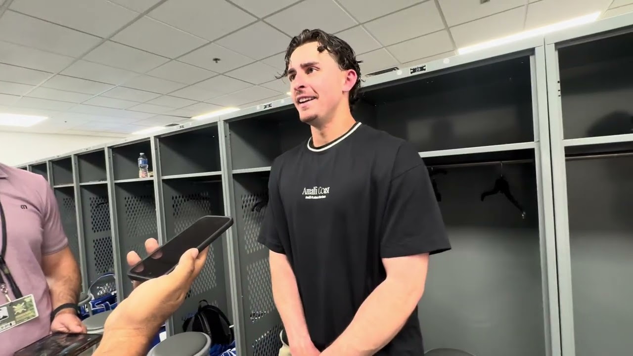 Dodgers P Justin Wrobleski on his confidence building up after playoff experience