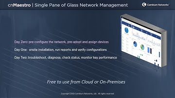 cnMaestro Day Zero   Preconfiguration and Planning