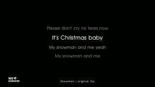 Snowman - Sia (Karaoke Version)