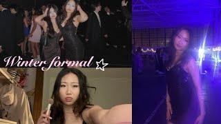 Winter formal high school dance & grwm!