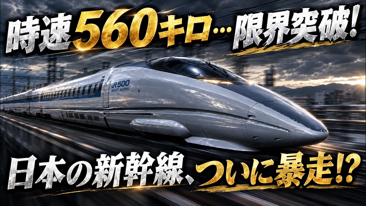 時速560キロ】脱線寸前まで挑んだ日本の新幹線「STAR21」…世界を震撼