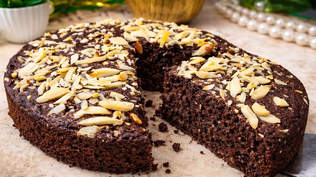 Sugar-free and flour-free cake? 😱 Only with oats, dates, and coffee! Cheap and super easy!